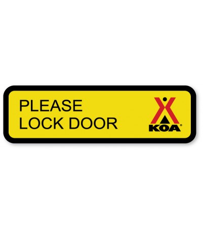 Please Lock Door